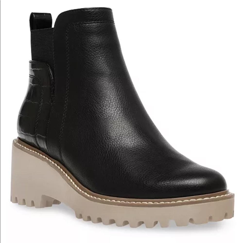 Dolce Vita Rielle Lug Wedge Chelsea Boot